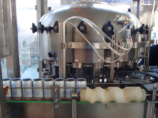 Auto Aluminum Can Filling Machine  Drink Tea Juice Packaging Machine 2000 BPH
