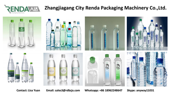 18000BPH Water Bottle Filling Machine with SUS304 Stainless Steel Material