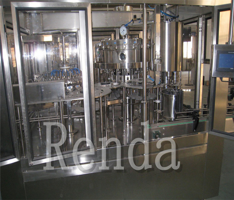Electric Driven PET Soda Automatic Bottle Filling Machine 110V / 220V / 380V
