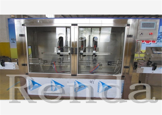 Pet Bottled Linear Type Edible Oil Filling Machines Oil Bottle Capping Machine