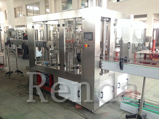 Bottled Juice Filling Machine Equipment Stainless Steel 304 / 316 Material With High Speed