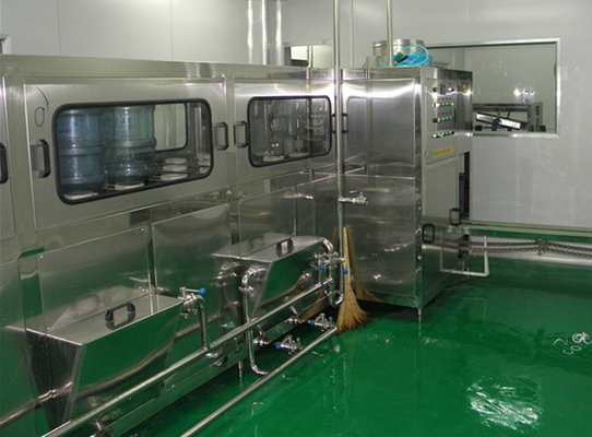 Automated Pure Water Barrel Filling Machine Equipment  5 Gallon Filling Unit 3550*800*1800mm